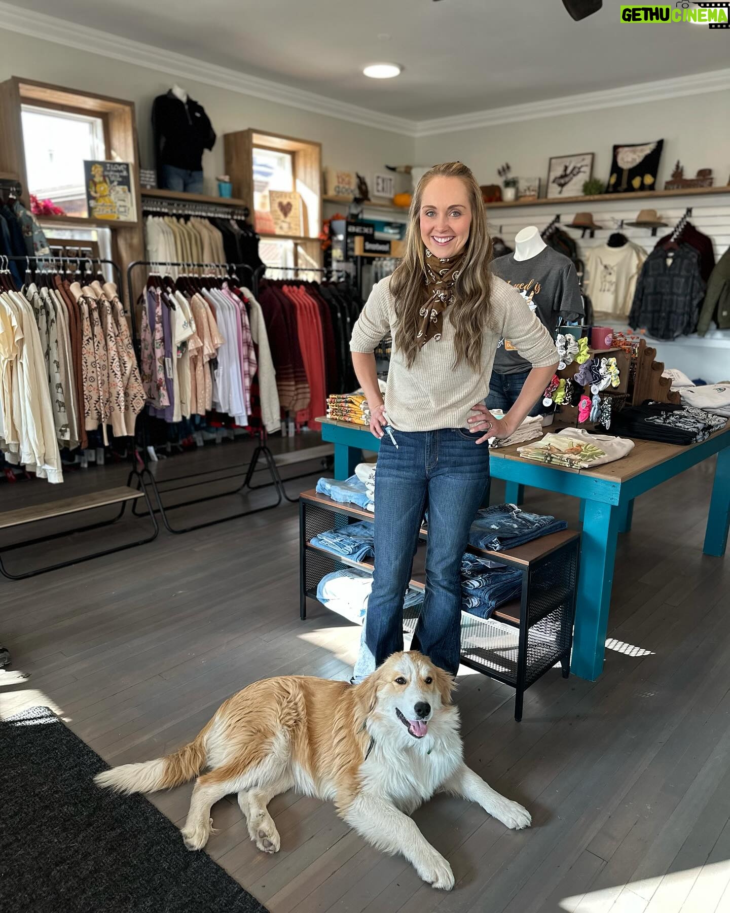 Amber Marshall Instagram - Marshall’s Country Store ended up being a great filming location for an on-camera chat with Amber Marshall for @rescuedheartsfilm - a new documentary (coming soon) about the miracles, mystery, and science of healing with horses. And there was no way we were walking out of there without some of our own Marshall’s merch! 🧢👕🩵 If you are not familiar, @amber_marshall_farm is the lead actor on the hit TV series @official_heartlandoncbc and she lives authentic to her character as she is deeply connected to her horses and other farm animals. @marshallscountrystore is Amber’s dream store come to reality and every item is something she has personally selected either because it is part of her everyday life or the artisan stands for something she believes in. Check out the fabulous items in her store at MarshallsCountryStore.com. And if you’re excited to see Rescued Hearts film when it comes out later this year, make sure you follow us on FB and/or IG @rescuedheartsfilm and subscribe to RescuedHeartsFilm.com! P.S. How adorable is Amber’s dog Autumn?! 🐶 #marshallscountrystore #heartland #ambermarshall #rescuedhearts #documentary #horselovers #ambersdogautumn
