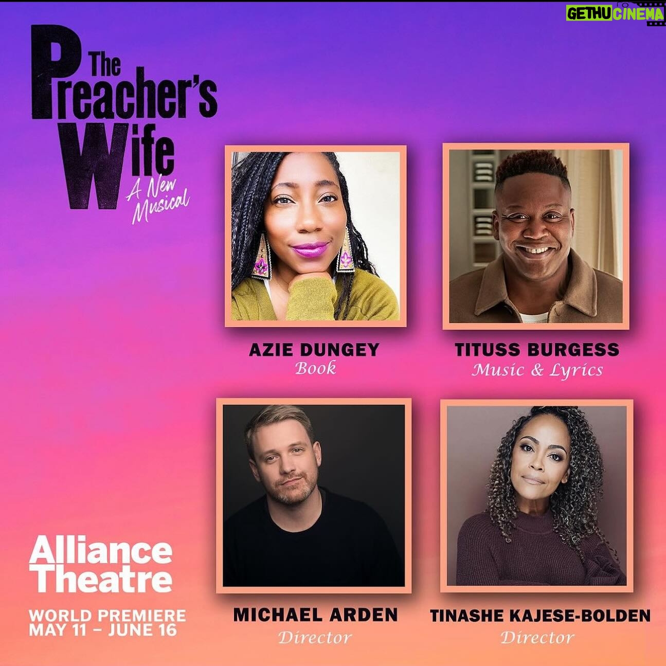 Amber Riley Instagram - I CAN FINALLY SAY IT ππππ I am so excited to be a part of this amazing cast and company! Aahhhhh so iconic! So yall can stop interrogating me now, YES Iβm back on the stage!!!! Come see us!!! @preacherswifemusical