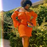 Amber Riley Instagram - Me and the sun just GET eachother. I’m a 🌻 Before y’all ask… Dress: @prettylittlething