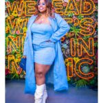 Amber Riley Instagram - Big Boss 🤑🤑🤑 did you vote for me today for the @cma? Did you buy your ticket to @preacherswifemusical?!? No!!? Shame on you!!! Links in my bio, getter done!!!!! 📸: @shotbyscoobz Yall know my @brandonblackwoodnyc collection is BAD honey 💁🏾‍♀️