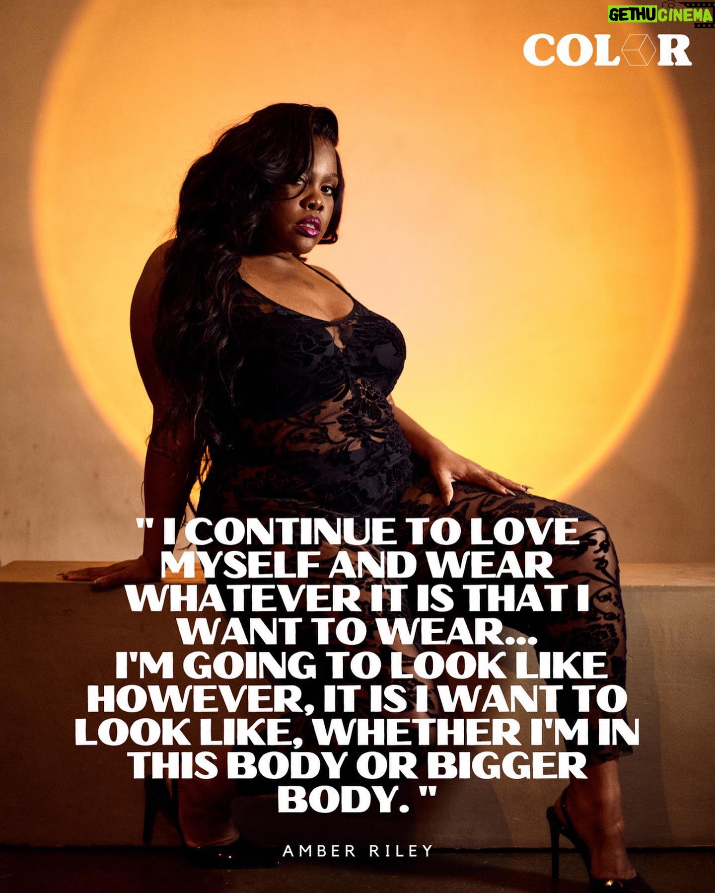 Amber Riley Instagram - Spreading Her Wings: Amber Riley Takes A Bold Step In Reshaping The Direction of Her Creative Evolution • She continues to be a status quo-breaking thespian who dedicates the mastery of her trade to redefine the very essence of craftsmanship, making her a justified cover star for our latest print issue "My Bod Is Art". We caught up with Amber to unpack her relationship with musicals, Broadway, acting, performing with Muni Long, Winning Season 8 of The Unmasked Singer, the importance of her #UnMUTEny platform, body politics, future plans, and more. Click the link in bio to read the full interview. Photographed by @jondailey_ Photography Assistant @normulis_ Art Direction by @iknowlay Asst to Art Direction by @vaisionary Creative Direction by @blxckpolitics Hair Styled by @jstayready_ Wardrobe Styled by @mannyjay MUA @rebekahaladdin Videographer @lifeisgolden Retouching by @charlespreston_ Publicist @sipublicrelations @vtstudios22