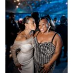 Amber Riley Instagram - That One Night In L.A. … @msamberpriley @thejeanniemai @kevinmchale 📸 Yours Truly #shotbyscoobz ##ejafoscars #OscarAfterParty #eltonjohnaidsfoundation #losangeles #losangelesphotographer