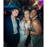 Amber Riley Instagram - That One Night In L.A. … @msamberpriley @thejeanniemai @kevinmchale 📸 Yours Truly #shotbyscoobz ##ejafoscars #OscarAfterParty #eltonjohnaidsfoundation #losangeles #losangelesphotographer
