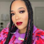 Amber Riley Instagram - I’ve decided not to gatekeep and share! My makeup artist for over ten years has FINALLY created her own makeup line! She has carefully created a line that is not only gorgeous, BUT is VEGAN AND CRUELTY FREE! So it’s a no guilt purchase y’all and honestly, I’m a walking billboard LOOK AT MY FACE! There’s blush, bronzer, lip glosses, sponges, and the eye shadow palette 🥰 So follow @drimbeautyofficial and @missdrini and also make sure you go to drimbeauty.com! SHOP SHOP SHOP! CONGRATULATIONS DRINI 🎉 MY CART IS ALREADY FULL 🥰