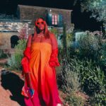 Amber Riley Instagram - I decided to be my own sunshine 🌄 Stylist: @icontips Hair: @marvinzworld_ Makeup: @veechanda Jumpsuit: @gabunion X @fashiontofigure Purse: @kurtgeiger Glasses: @amazon Thank you for the jumpsuit @gabunion, I FINALLY got to wear it 🫶🏾🥰