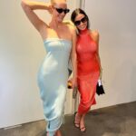 Amber Valletta Instagram - A beautiful few days in Milan with my gal pal @demimoore celebrating our friend @mrkimjones and his gorgeous new collection for @fendi 🩵🧡