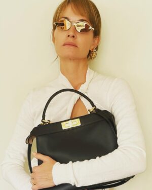 Amber Valletta Instagram - I see you 💛#FendiPeekaboo 🌟🌟
@silviaventurinifendi @mrkimjones