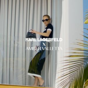 Amber Valletta Instagram - I am so excited to share my latest collaboration with Karl Lagerfeld. As the brand’s sustainability ambassador, I am truly inspired by all of our collective efforts to bring you the latest and greatest in innovation. Here is our MIRUM ® handbag 💚

• Plant-based fabric that is plastic-free and fossil-free leather alternative
• Made from natural rubber, plant-based oil, natural pigments, and minerals, MIRUM® is naturally circular.
Thank you to the entire @karllagerfeld team for their hard work! Thank you to this wonderful team from the campaign shoot!
Claire Rothstein : Photographer @clairerothstein
Max Bartick : Director @maxbartick
Dena Giannini : Stylist @denagia
Teddy Charles : Hair @teddycharles35
Sandy Ganzer : Makeup @sandyganzer
Ashlie Johnson : Nails @ashlie_johnson
@KarlLagerfeld
#KARLxAMBERVALLETTA 💚✅🍀🌿🐛🍏