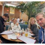 Amber Valletta Instagram - Friends we reached our goal of 50k for sweet Niki on GoFundMe! Last night we celebrated together the power of love, humanity, generosity, laughter and spirit. Words can’t express the gratitude the four of us feel. I know for me it was a much needed lesson and gift of hope. Niki is doing well and still in rounds of chemo but to know that she has the support and love from ALL of us is life saving. Sending much love to all. Last slide just had to go in- a little PRIDE joy last night in WEHO. 🩷❤️🩵💙🧡💛💜💚 @nikimnray @yad1m @teddycharles35