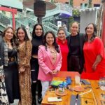 Amber Valletta Instagram - I am extremely honored and grateful to be standing next to these incredible women. Last night we watched the screening of The Culture is Indigenous Women. It was fantastic! Here in these photos are the storytellers, artists, activists, tribal leaders, healers, educators representing just a few of the 574 tribes recognized by the US. The traditions and wisdom that these women and so many more carry is vital to our evolution and healing of this planet. I want to give a special thank you to my friend Kim Teehee for being a mentor and helping me reconnect to my Cherokee tribe. Please watch this Sunday #thecultureisindigenouswomen on @msnbc June 4th at 10pm EST or 7pm PST. Also on @peacock L to R in 1st photo : Crystal EchoHawk, Executive Director of IllumiNative; Q'orianka Kilcher, actress, singer, and activist; Moi Santos, Manager of Equity, Impact, and Belonging Program at Sundance Institute; Holly Cook Macarro is a partner at Spirit Rock Consulting LLC; Kim Teehee, Cherokee Nation's Delegate-designee to Congress; Jennifer Younger, contemporary Alaska Native jewelry designer 💛💛