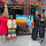 Amber Valletta Instagram - I am extremely honored and grateful to be standing next to these incredible women. Last night we watched the screening of The Culture is Indigenous Women. It was fantastic! Here in these photos are the storytellers, artists, activists, tribal leaders, healers, educators representing just a few of the 574 tribes recognized by the US. The traditions and wisdom that these women and so many more carry is vital to our evolution and healing of this planet. I want to give a special thank you to my friend Kim Teehee for being a mentor and helping me reconnect to my Cherokee tribe. Please watch this Sunday #thecultureisindigenouswomen on @msnbc June 4th at 10pm EST or 7pm PST. Also on @peacock L to R in 1st photo : Crystal EchoHawk, Executive Director of IllumiNative; Q'orianka Kilcher, actress, singer, and activist; Moi Santos, Manager of Equity, Impact, and Belonging Program at Sundance Institute; Holly Cook Macarro is a partner at Spirit Rock Consulting LLC; Kim Teehee, Cherokee Nation's Delegate-designee to Congress; Jennifer Younger, contemporary Alaska Native jewelry designer 💛💛
