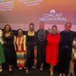 Amber Valletta Instagram - I am extremely honored and grateful to be standing next to these incredible women. Last night we watched the screening of The Culture is Indigenous Women. It was fantastic! Here in these photos are the storytellers, artists, activists, tribal leaders, healers, educators representing just a few of the 574 tribes recognized by the US. The traditions and wisdom that these women and so many more carry is vital to our evolution and healing of this planet. I want to give a special thank you to my friend Kim Teehee for being a mentor and helping me reconnect to my Cherokee tribe. Please watch this Sunday #thecultureisindigenouswomen on @msnbc June 4th at 10pm EST or 7pm PST. Also on @peacock L to R in 1st photo : Crystal EchoHawk, Executive Director of IllumiNative; Q'orianka Kilcher, actress, singer, and activist; Moi Santos, Manager of Equity, Impact, and Belonging Program at Sundance Institute; Holly Cook Macarro is a partner at Spirit Rock Consulting LLC; Kim Teehee, Cherokee Nation's Delegate-designee to Congress; Jennifer Younger, contemporary Alaska Native jewelry designer 💛💛