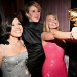 America Ferrera Instagram - 💖BTS of a joyful night celebrating @barbiethemovie and all the incredible work acknowledged at @goldenglobes