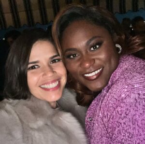 America Ferrera Instagram - 💖BTS of a joyful night celebrating @barbiethemovie and all the incredible work acknowledged at @goldenglobes