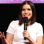America Ferrera Instagram - Together again. 💕 #GretaGerwig, #MargotRobbie and @AmericaFerrera sat down with @AngeliqueJackson for a Special Screening and Q&A of #BarbieTheMovie.