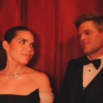 America Ferrera Instagram - A love story in 5 pictures ❤️ 1. When he looks at you like that 2. But won’t kiss you in a photo 3. So you give him the look 4. But he looks at you like that again 5. So you forgive him and get silly 🖤 @dior for @sagaftra Awards @karlawelchstylist @lindahaymakeup @hairbyaviva @nailsbydiem