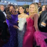 America Ferrera Instagram - Some fun & fave red carpet moments from last night! ❤️❤️❤️❤️❤️ @goldenglobes @barbiethemovie
