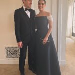 America Ferrera Instagram - A love story in 5 pictures ❤️ 1. When he looks at you like that 2. But won’t kiss you in a photo 3. So you give him the look 4. But he looks at you like that again 5. So you forgive him and get silly 🖤 @dior for @sagaftra Awards @karlawelchstylist @lindahaymakeup @hairbyaviva @nailsbydiem