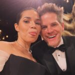 America Ferrera Instagram - A love story in 5 pictures ❤️ 1. When he looks at you like that 2. But won’t kiss you in a photo 3. So you give him the look 4. But he looks at you like that again 5. So you forgive him and get silly 🖤 @dior for @sagaftra Awards @karlawelchstylist @lindahaymakeup @hairbyaviva @nailsbydiem