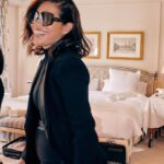 America Ferrera Instagram - Behind the scenes of my glam process! Thanks @elleusa for capturing my preparation for @chloe show in Paris! Link to full article in stories. 🖤🖤🖤