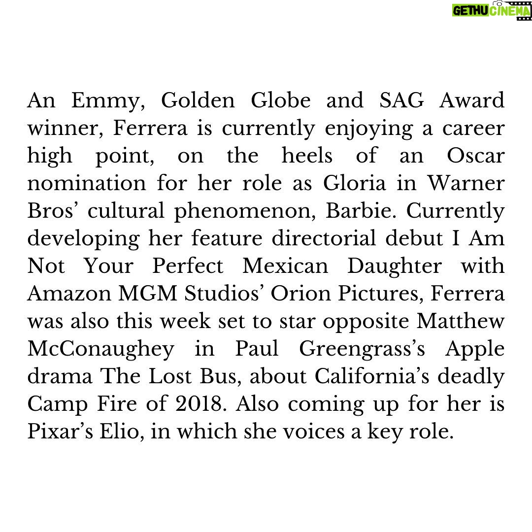 America Ferrera Instagram - Incredibly honored and humbled to be producing a series about the brilliant and seminal artist Ana Mendieta with this amazing team. @ccastrosmith @planbfree @amazonstudios @mgmstudios #AnaMendieta