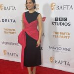 America Ferrera Instagram - 🎀 Tea Time 🫖 @bafta #TeaParty Spot the Barbie Familia Reunion! @karlawelchstylist @hairbyaviva @lindahaymakeup