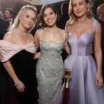 America Ferrera Instagram - Some fun & fave red carpet moments from last night! ❤️❤️❤️❤️❤️ @goldenglobes @barbiethemovie