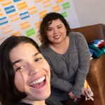 America Ferrera Instagram - We’re back in business baby! And so excited to be in our partnership with @orionpictures ! Today happens to be my first day working in person with @lindayvettechavez in over 2 years and the vibes are high! Swipe for live footage. @staymacro @anoncontent @aevitas_creative #IAmNotPerfectMexicanDaughter