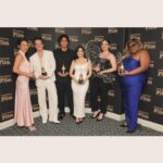 America Ferrera Instagram – 🤍 A wonderful night at the Santa Barbara International Film Festival! And an incredible honor to be given the #VirtuososAward alongside this fabulous group of actors! @officialsbiff
🤍 glam team:
@karlawelchstylist
@lindahaymakeup
@hairbyaviva