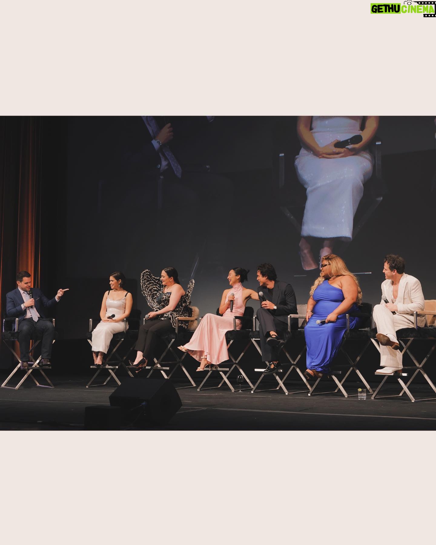 America Ferrera Instagram - 🤍 A wonderful night at the Santa Barbara International Film Festival! And an incredible honor to be given the #VirtuososAward alongside this fabulous group of actors! @officialsbiff 🤍 glam team: @karlawelchstylist @lindahaymakeup @hairbyaviva