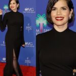 America Ferrera Instagram - 🌸A special night at Palm Springs Film Awards honoring our beloved & phenomenal Barbie director Greta Gerwig. @psfilmfest 💖Glam @karlawelchstylist @larryjarahsims @carolagmakeup