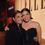 America Ferrera Instagram - Santa Maria! Hot damn! Holy Shmoly!! I can not find the words to convey the amazingness of last night at Elle Women in Hollywood. Being in a room full of women I love and admire was life-giving! Every single speech was personal, wise and profound. My soul sister Eva Longoria presented me with the most moving speech I have ever had given to me. She made me sob as only she can because she is the person in this industry who knows my experiences so intimately and really truly sees me. Thank you Eva for presenting to me even as you were being honored yourself by the equally amazing @kerrywashington ! Slide 7 is the look on my face all night- just deeply in awe and in gratitude to witness the light of all the women being honored - @lilygladstone @jlo @tarajiphenson @tasiasword @daniebb3 #JodieFoster #GretaLee @evalongoria Thank you @elleusa & @ninagarcia 💜 And I was so honored to have some of my favorite Women in Hollywood by my side, my team and mentors who fight for me and lift me up every day- @trustalexandra @kawachouttt @haubegger @carriebyalick @ntlmoran @taranitup49 @secretagentm This past week has been overwhelmingly full of love and recognition for my work as an actress and advocate. I don’t take a single moment of it for granted. Thanks for being on the journey with me. 🥹 And thank you as ever to the glam team that helps me look and feel as powerful on the outside as I do on the inside 😘 @karlawelchstylist @carolagmakeup @hairbyaviva @jamiespradley @gracewrightsell