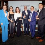 America Ferrera Instagram - 💙 Had to bring that Miami heat to THR’s Latin Power event! It was beyond emotional to be honored along side living legends @gloriaestefan @emilioestefanjr @officialdannytrejo and #CrisAbrego 💙 Check out the whole incredible list of @hollywoodreporter Powerful Latin Players in Film, TV and Music. Link in my stories. 💪🏽 💙 love to this 🔥glam & PR team: @sammie_oluyede @naivashaintl @jessicasmalls @karlawelchstylist