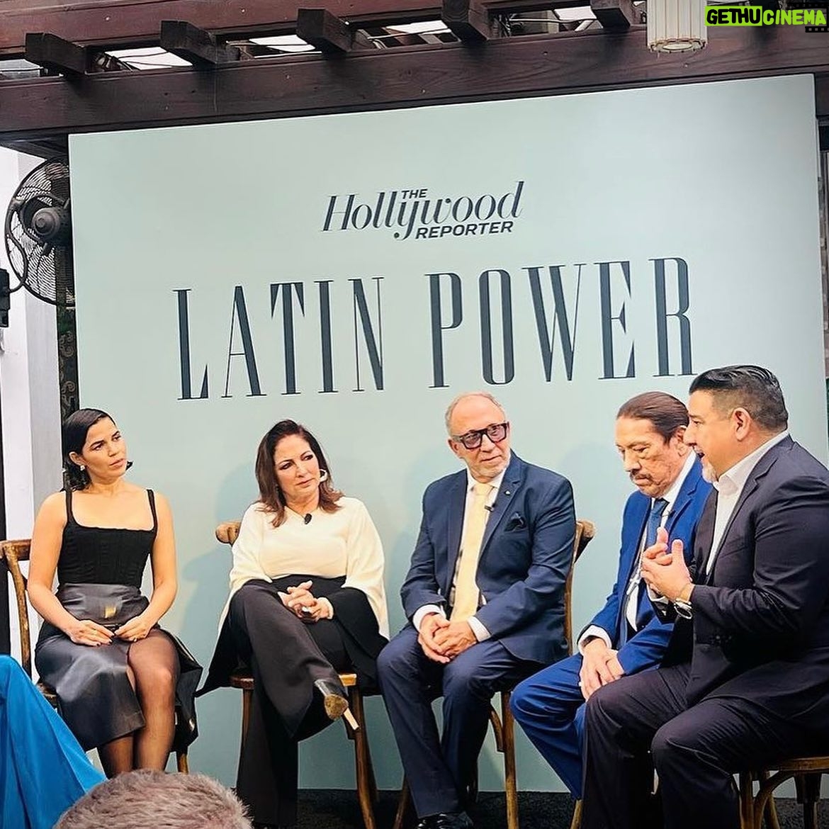 America Ferrera Instagram - ๐ Had to bring that Miami heat to THRโs Latin Power event! It was beyond emotional to be honored along side living legends @gloriaestefan @emilioestefanjr @officialdannytrejo and #CrisAbrego ๐ Check out the whole incredible list of @hollywoodreporter Powerful Latin Players in Film, TV and Music. Link in my stories. ๐ช๐ฝ ๐ love to this ๐ฅglam & PR team: @sammie_oluyede @naivashaintl @jessicasmalls @karlawelchstylist