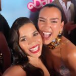 America Ferrera Instagram - London Barbie Premiere 🖤🪩 Fun with some faves.