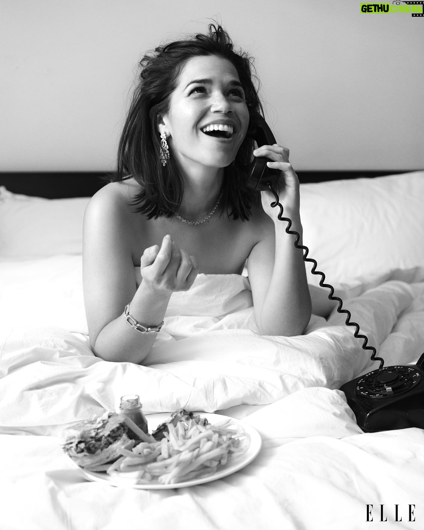 America Ferrera Instagram - “When I was first starting out in the entertainment industry…I was just a teenager with big dreams who grew up thinking the rest of my life would be about being good enough to be chosen. But a big surprise of my career is that I have somehow found agency in choosing myself.” Thank you @elleusa and @ninagarcia 💛for recognizing me as one of your 2023 Women in Hollywood. What an extraordinary group of women! I am so humbled to stand along side them. #ELLEWIH Link to full profile in bio. ELLE: @elleusa Editor-in-Chief: Nina Garcia @ninagarcia Photographer: Zoey Grossman @zoeygrossman Stylist: Alex White @alexwhiteedits Writer: Kayla Webley Adler @kaylaw Hair: Jenny Cho @jennychohair @aframe_agency Makeup: Georgie Eisdell @georgieeisdell Manicure: Ashlie Johnson @ashlie_johnson Production: Lola Production @lolaproduction On location: The Hollywood Roosevelt, Los Angeles @thehollywoodroosevelt