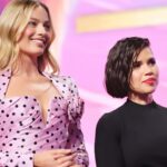 America Ferrera Instagram - 🌸A special night at Palm Springs Film Awards honoring our beloved & phenomenal Barbie director Greta Gerwig. @psfilmfest 💖Glam @karlawelchstylist @larryjarahsims @carolagmakeup
