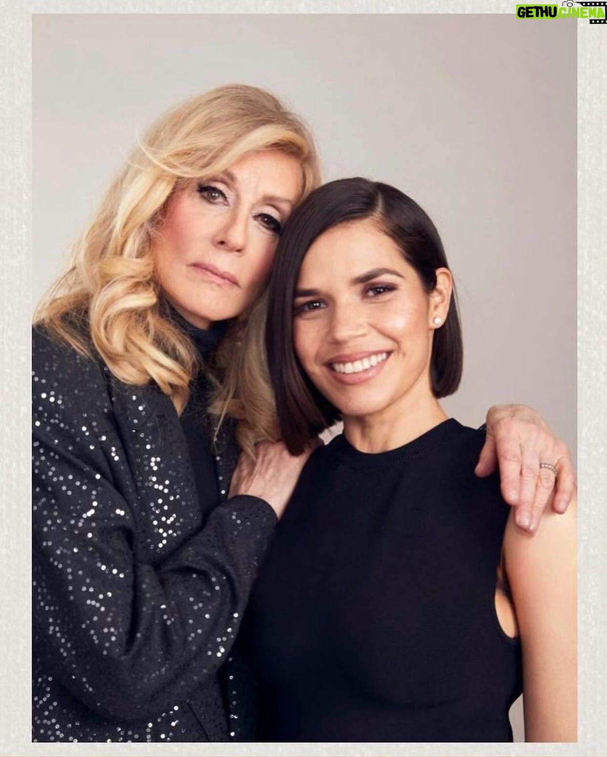 America Ferrera Instagram - Thank you @criticschoice for honoring me with your Groundbreaker Award at your Celebration of Black, Latino, and AAPI Achievements. The room was full of legendary and new-generation groundbreakers who are doing the hard work to pave paths for more of us. I’m rooting for all of us, always! When one of us is winning, we’re all winning! #CriticsChoice And thank you to my mama @judithlight for gracing me with her presence and giving me the award. I love you always and forever. 💕