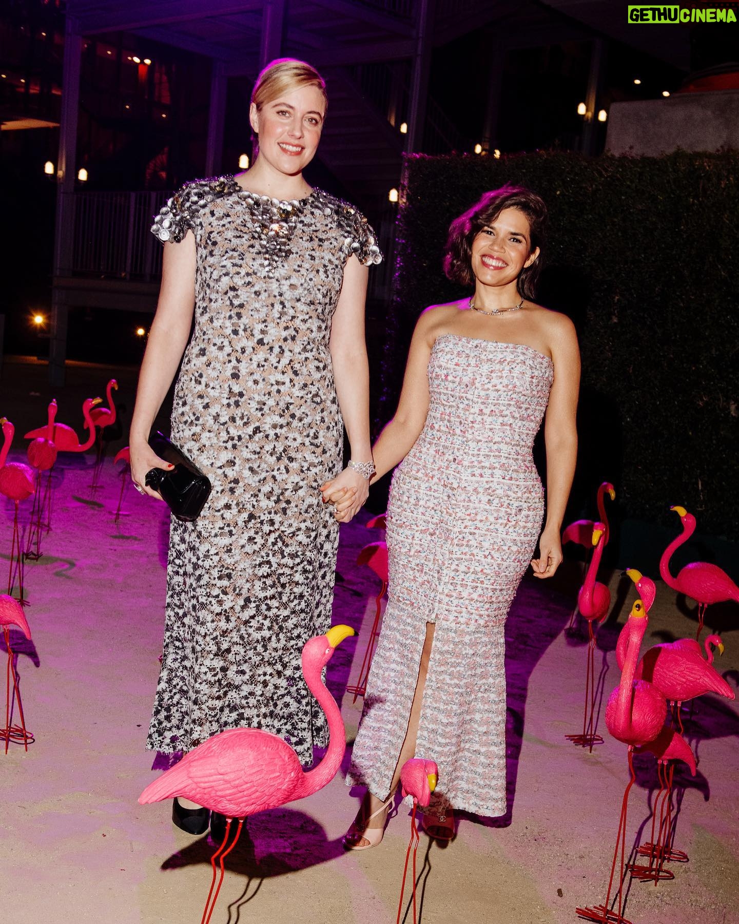 America Ferrera Instagram - A joyful night honoring incredible film artists at the @academymuseum Gala with @chanelofficial and some extraordinary ladies. 🎥🎬🍿