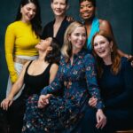 America Ferrera Instagram - Introducing the L.A. Times Envelope Actresses Roundtable: America Ferrera, who appears as a working mother in “Barbie.” Fantasia Barrino, who plays a woman in the Jim Crow South struggling to escape decades of abuse in the musical adaptation of “The Color Purple.” Julianne Moore, who co-stars in “May December,” about a woman who began a relationship with a 13-year-old boy when she was 36 — and later married him. Eve Hewson, who stars in “Flora and Son,” a Dublin-set film about a single mom who finds her voice while taking online guitar lessons from a charming L.A. musician. Emily Blunt, who portrays the fierce wife of “the father of the atomic bomb” in “Oppenheimer.” Sandra Hüller, the German actress in two talked-about films this fall — “Anatomy of a Fall,” about a woman suspected of murdering her husband, and “The Zone of Interest,” as the uncaring wife of the Auschwitz death camp commandant. The actresses shared their fears about artificial intelligence impacting the industry, what they love — and hate — about their jobs and which director has a “no Uggs on set” policy with Times host @amykinla 📰 Read their full conversation at the link in @latimes_entertainment’s bio. 📺 Stream the Envelope Roundtable this Friday at 8pm pst on YouTube. 📸 @jason_armond #TheEnvelope #oscars2024 #theoscars