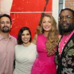 America Ferrera Instagram - Big love to my friends @lin_manuel @questlove @blakelively for hosting a celebration of my work as Gloria in @barbiethemovie 💕💕💕 I’m so lucky to have you three as such supportive and just plain genius friends. And thanks to all who came out to show love! It was a joyful and fun night as you can see from the pics! Heart full 💕