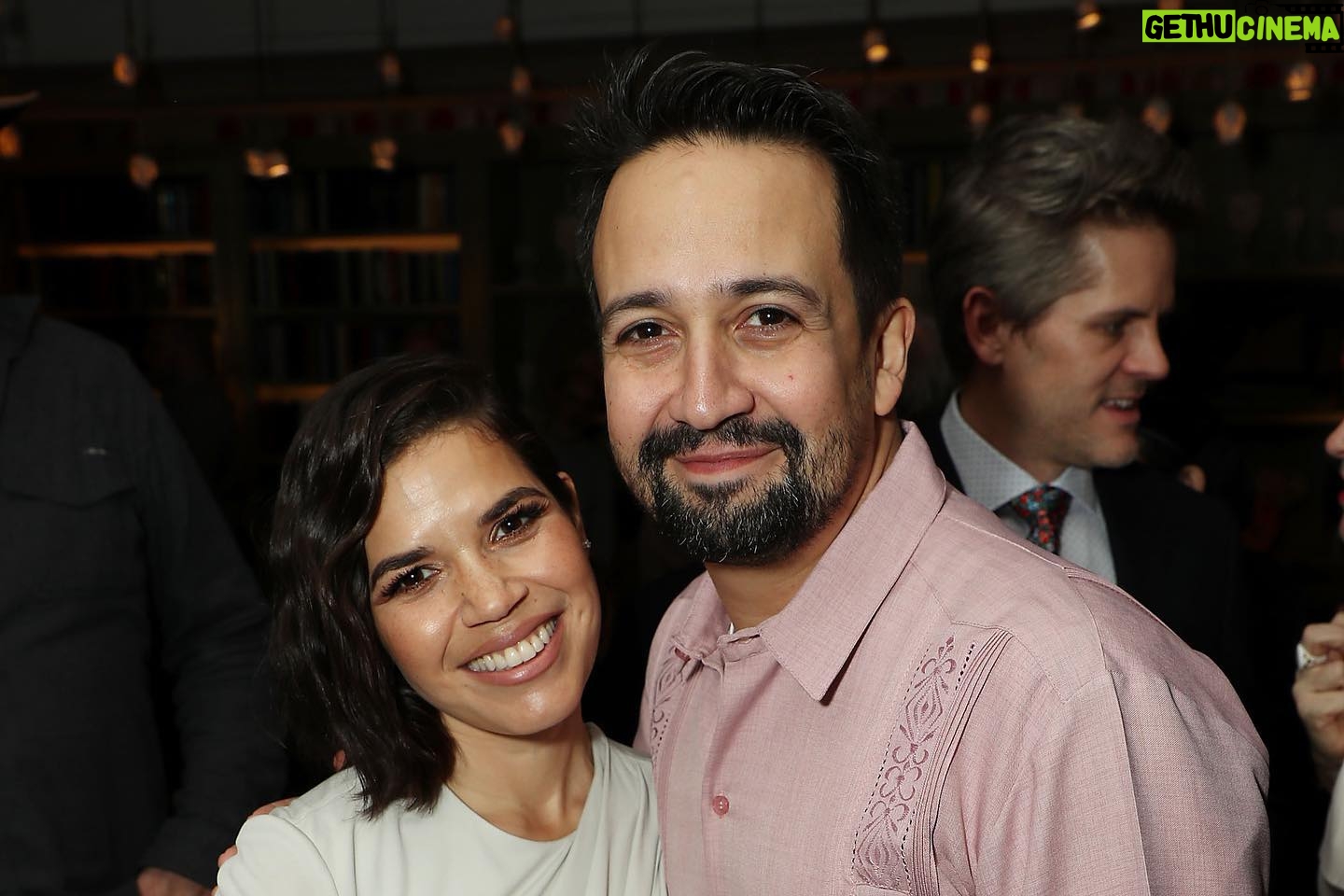 America Ferrera Instagram - Big love to my friends @lin_manuel @questlove @blakelively for hosting a celebration of my work as Gloria in @barbiethemovie πππ Iβm so lucky to have you three as such supportive and just plain genius friends. And thanks to all who came out to show love! It was a joyful and fun night as you can see from the pics! Heart full π