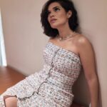 America Ferrera Instagram - A Night at the Museum ✨ Thank you @chanelofficial for the enchanted night at the #AcademyMuseumGala and for these beautiful pics with @gregwilliamsphotography Love you glam squad 💕 @karlawelchstylist @carolagmakeup @hairbyaviva