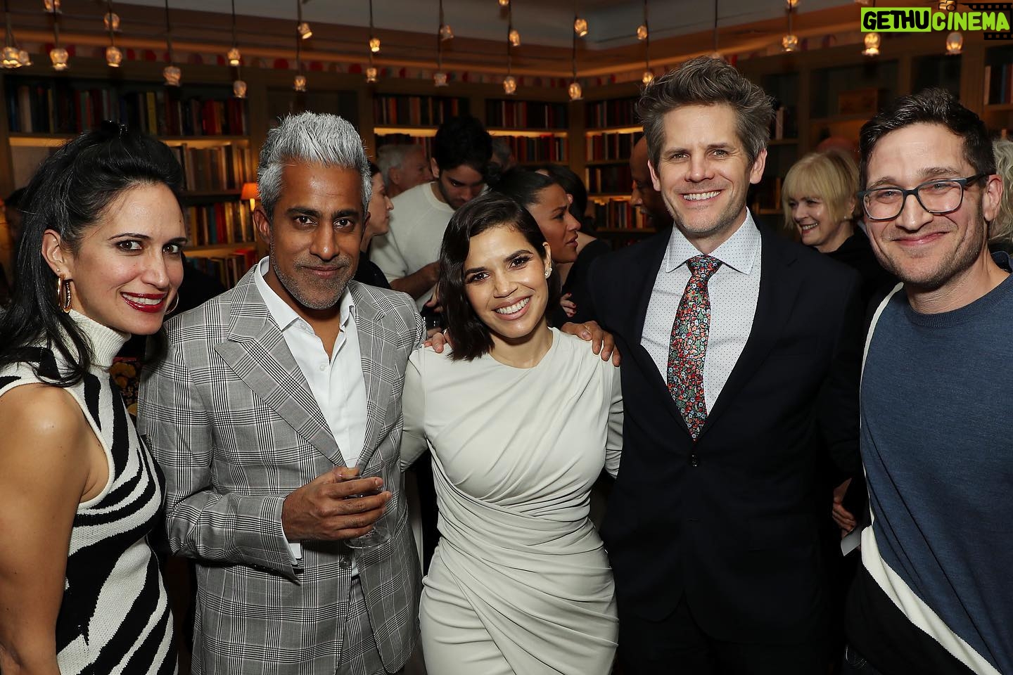 America Ferrera Instagram - Big love to my friends @lin_manuel @questlove @blakelively for hosting a celebration of my work as Gloria in @barbiethemovie πππ Iβm so lucky to have you three as such supportive and just plain genius friends. And thanks to all who came out to show love! It was a joyful and fun night as you can see from the pics! Heart full π