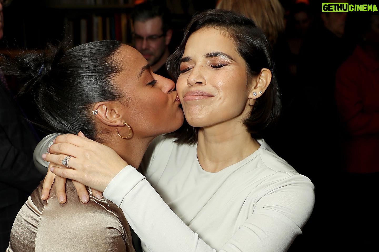 America Ferrera Instagram - Big love to my friends @lin_manuel @questlove @blakelively for hosting a celebration of my work as Gloria in @barbiethemovie πππ Iβm so lucky to have you three as such supportive and just plain genius friends. And thanks to all who came out to show love! It was a joyful and fun night as you can see from the pics! Heart full π
