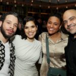 America Ferrera Instagram - Big love to my friends @lin_manuel @questlove @blakelively for hosting a celebration of my work as Gloria in @barbiethemovie 💕💕💕 I’m so lucky to have you three as such supportive and just plain genius friends. And thanks to all who came out to show love! It was a joyful and fun night as you can see from the pics! Heart full 💕
