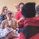 America Ferrera Instagram - Taking part in a little humanity can do a lot for our broken hearts. I was so glad to help hand out 700 winter coats at a shelter for asylum seekers in New York City this week. I’m grateful to the asylum seekers who shared their experiences with us. Many of them are families and individuals fleeing persecution from their governments, running from gangs that threaten their families, escaping starvation, desperation or economic destitution in failed states. All of them are human beings looking for a chance to build a better life. I was proud to witness how New York City is working to meet them with resources and humanity, but what is absolutely clear is that more support is needed from the state and federal government to continue welcoming these men, women, and children with dignity. We have a failed immigration system that leaves most people with only dangerous and undignified options during a time of increased forced migration around the world. That is wrong. And it is wrong that once they arrive they aren’t getting the support they need, and that our country is making it incredibly hard for them to be able to work legally. I urge @potus to deal with the issue of our broken immigration system and to take action that will welcome people with dignity, build more safe and humane immigration pathways, and provide real help to cities like New York attempting to welcome migrants with humanity. In the mean time, we can all play a part in offering humanity to other human beings seeking refuge. I encourage you to follow @thisisabouthumanity, @immdef_lawcenter, and @fwdus to stay up-to-date on immigration policies and to learn about volunteer opportunities as they become available. #WelcomeWithDignity #ThisisAboutHumanity Thank you to @thisisabouthumanity for bringing community together in service of others and to the @nycemergencymanagement @zachiscol for coordinating the visit. Photos by @ericapress.jpg