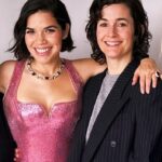 America Ferrera Instagram - How many people did it take to physically get me to the Oscars? - 2 amazing publicists working their butts off for a year long press campaign - 1 makeup artist, 1 hair stylist, 1 nail artist, and 1 social media manager making me look awake and alive - the best stylist in the biz - 2 Versace seamstresses physically getting me into the dress (who cried happy tears when they saw me in it 😭) - 1 lawyer whose been by my side for 22 years - 2 college best friends with over 20 years experience of providing me emotional support -2 agents and 1 mentor cheering me on constantly - 1 former publicist/manager and now lifetime champion/hype-woman who knows exactly how to get me smiling and dancing - and 1 amazing rock of a husband who will fix my train on the red carpet and then dance with me till 5:30am #TheVillage