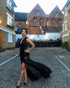 Amita Suman Instagram - Wearing the most beautiful dress by @alessandrarich for @glamouruk woman of the year awards ❤️ @gettyimages