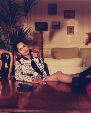 Amita Suman Instagram - @schonmagazine thanks for having me, big shout out to the team below ❤️

#photography. @daniel.jackont
fashion. @galkln
production. @claralarosa
hair. @miguelmartinperezldn
make up. @victoriabond007 using @chanel.beauty
set design. @giliofir
video. @bygregbushell
b-cam operator/gaffer. @angelos_tzouanakis
music. @lu____laurence___
interview. @sydneybolen